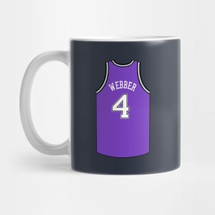 Chris Webber Sacramento Jersey Qiangy Mug